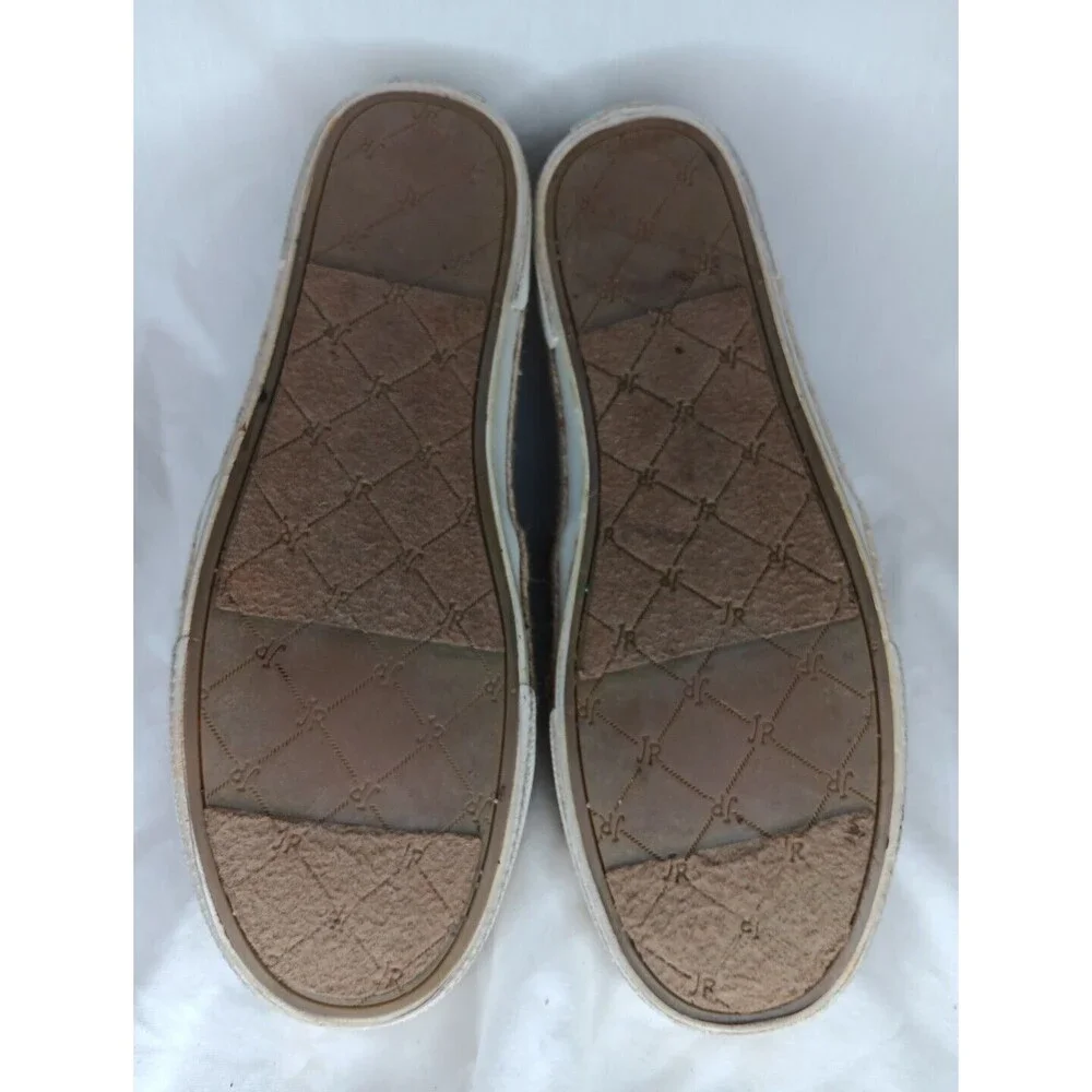 Jack Rogers Espadrilles 7.5 Multicolor Stripe Slip Ons Comfort Flats